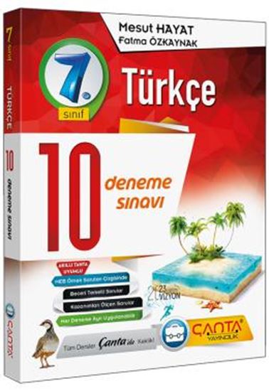 7. Sınıf Deneme 10 Türkçe 2019 -14.90