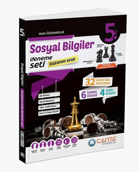resm 5. Sınıf Sosyal Bilgiler Kazanım Sıralı Deneme Seti