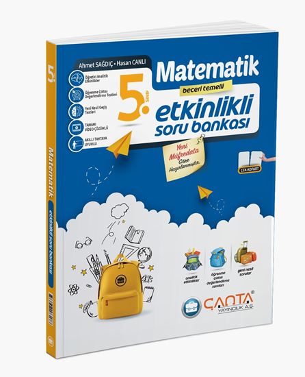 resm 5.Sınıf Matematik Etkinlikli Kazanım Soru Bankası 2024-2025