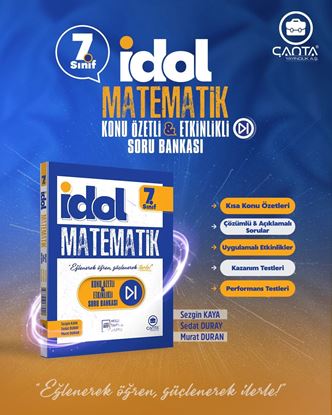 Resim İDOL 7.Sınıf Matematik Konu Özetli &Etkinlikli Soru Bankası