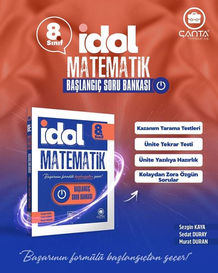 resm İDOL 8.Sınıf Matematik  Başlangıç Soru Bankası