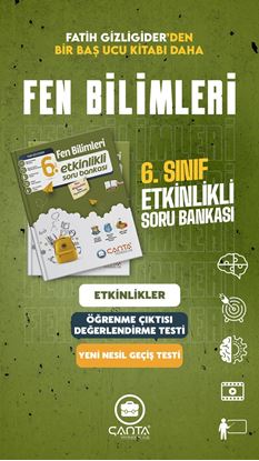 Resim 6.Sınıf Fen Bilimleri Etkinlikli Kazanım Soru Bankası 2025-2026