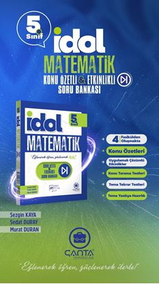 Resim İDOL 5.Sınıf Matematik Konu Özetli &Etkinlikli Soru Bankası (4 Fasikül)
