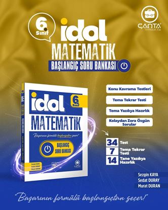 Resim İDOL 6.Sınıf Matematik  Başlangıç Soru Bankası